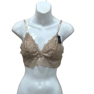 Raychic Nude Lace Bra size L NWT